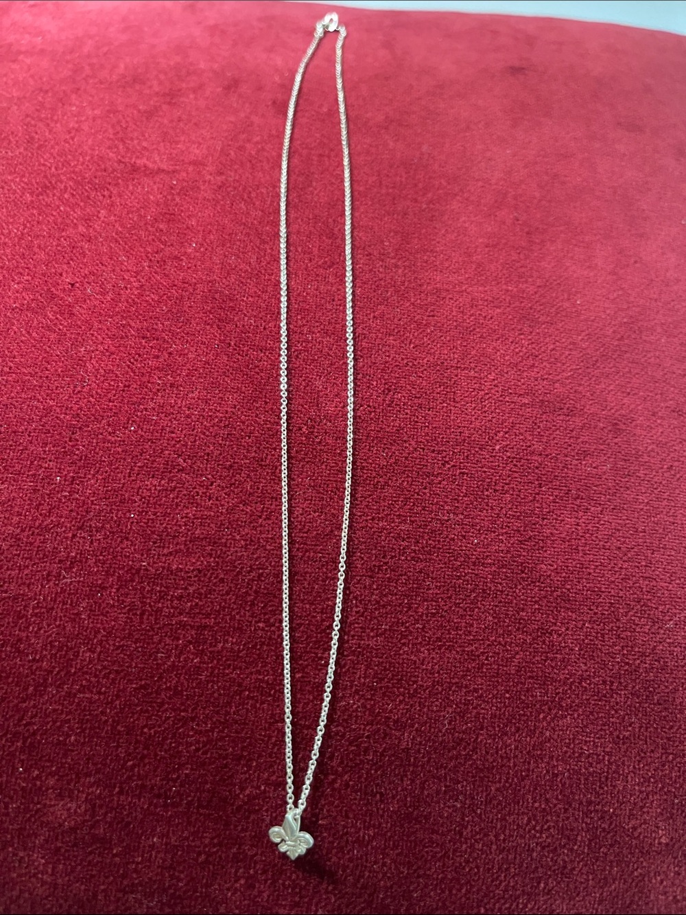 Sterling Silver Fleur De Lis Necklace - Women Jewelry